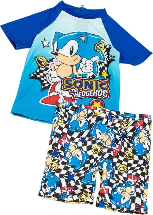 Actual product image Sonic The Hedgehog Boys Ring Two-Piece Swimsuit (110)