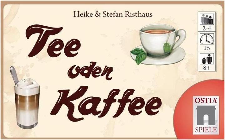 Actual product image OSTTK002 - Tea or coffee, card game, for 2-4 players, ages 8+ (EN, DE edition) (English)