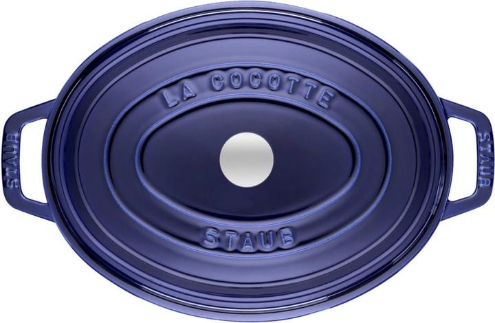 Immagine prodotto Staub Tostapane ovale blu scuro (33 cm, Pirofila + casseruola, Ghisa)