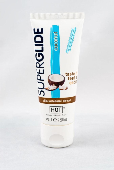 Image du produit HOT Superglide lubrifiant comestible à base d'eau noix de coco 75 ml (75 ml)