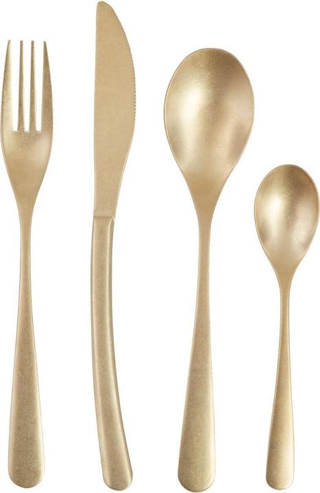 Image du produit Fifty five south Set de couverts Avie Antique Gold Finish - 16 pièces (16 pcs, Set de couverts)