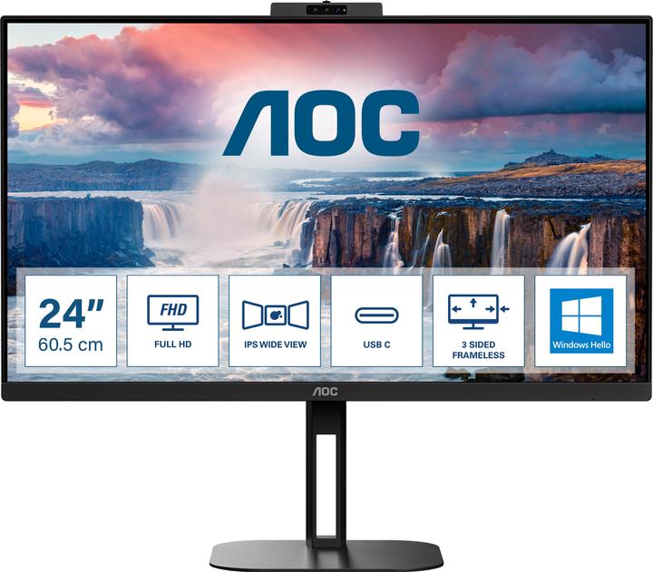 Actual product image AOC 24V5CW/BK (1920 x 1080 pixels, 23.80")
