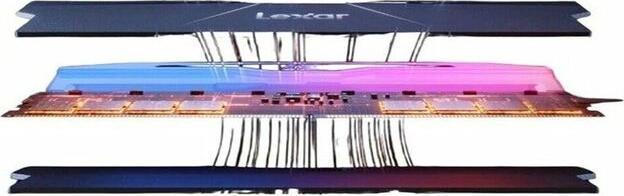 Actual product image Lexar Ares RGB (2 x 16GB, 6000 MHz, DDR5 RAM, U-DIMM)