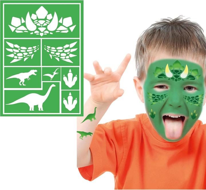 Productafbeelding Fiesta Dino schmink sjabloon 14x20cm