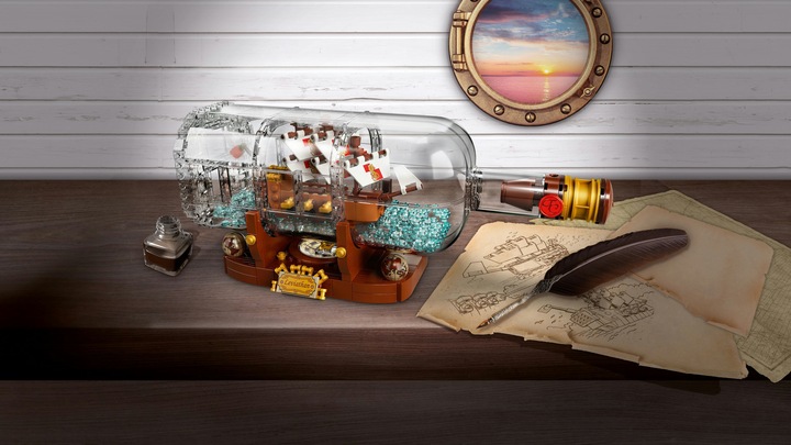 Actual product image LEGO Schiff in der Flasche (92177, LEGO Ideas)