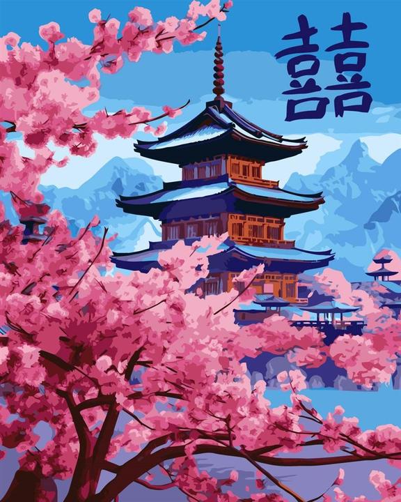 Ideyka Painting by numbers - A moment of joy 50 x 40 cm