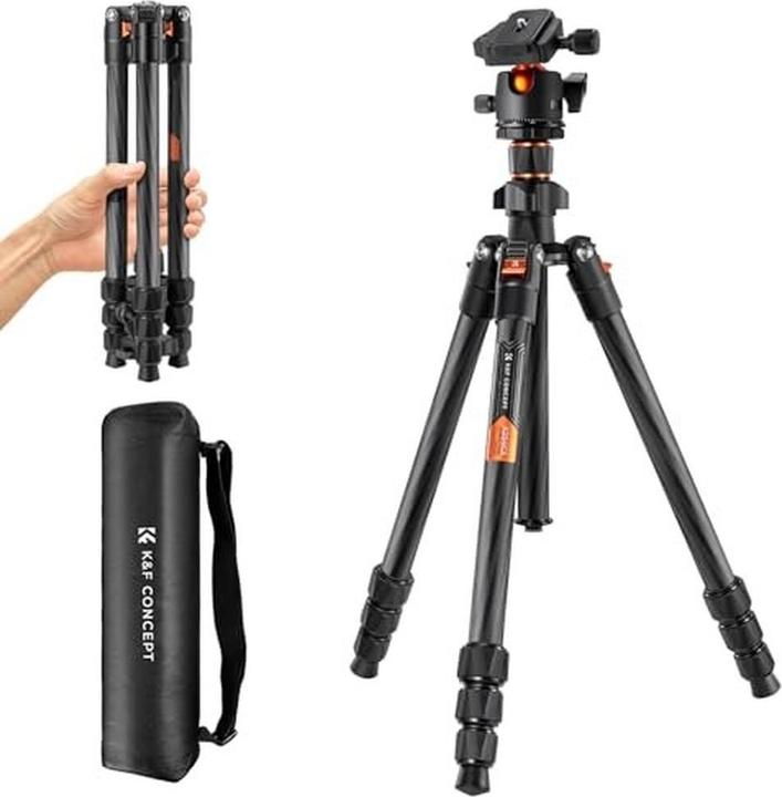 Productafbeelding K&F Concept Koolstofvezel statief (Plastic)