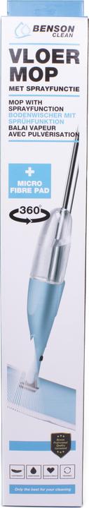 Actual product image Benson Clean Mop with sprayfunction + microfibre pad