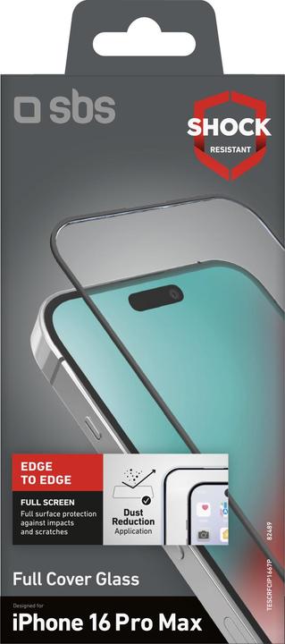 SBS Full Cover (1 Stück, Apple iPhone 16 Pro Max)