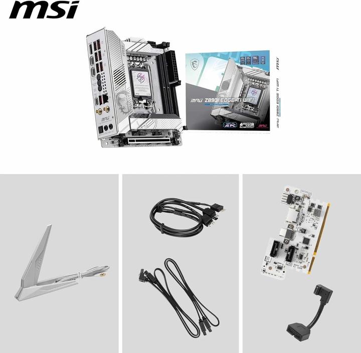 Productafbeelding MSI MPG Z890I EDGE TI WIFI (LGA 1851, Intel Z890, Mini-ITX)