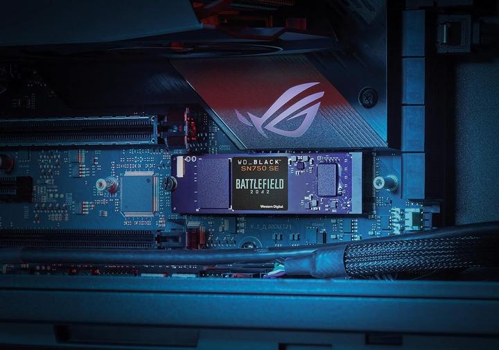 Produktbild WD Black SN750 SE Battlefield 2042 PC Game Code Bundle (1000 GB, M.2 2280)
