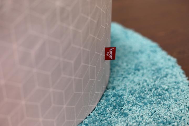 Actual product image Knorrtoys Bällebad soft - "Grey" - 300 balls soft blue/blue/transparent (ca. 6cm Durchmesser)