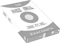 Actual product image Exacompta Index cards (A4, 205 g/m², 100 x)