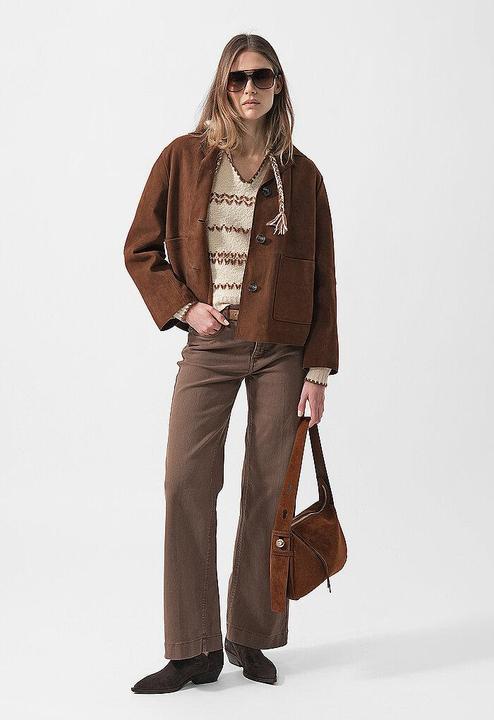 Immagine prodotto Tory Burch romy suede shoulder bag, park bench