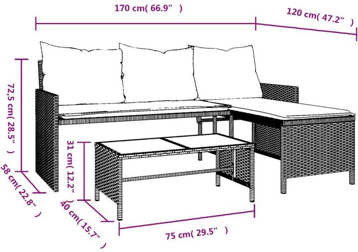 Image du produit vidaXL Dillon