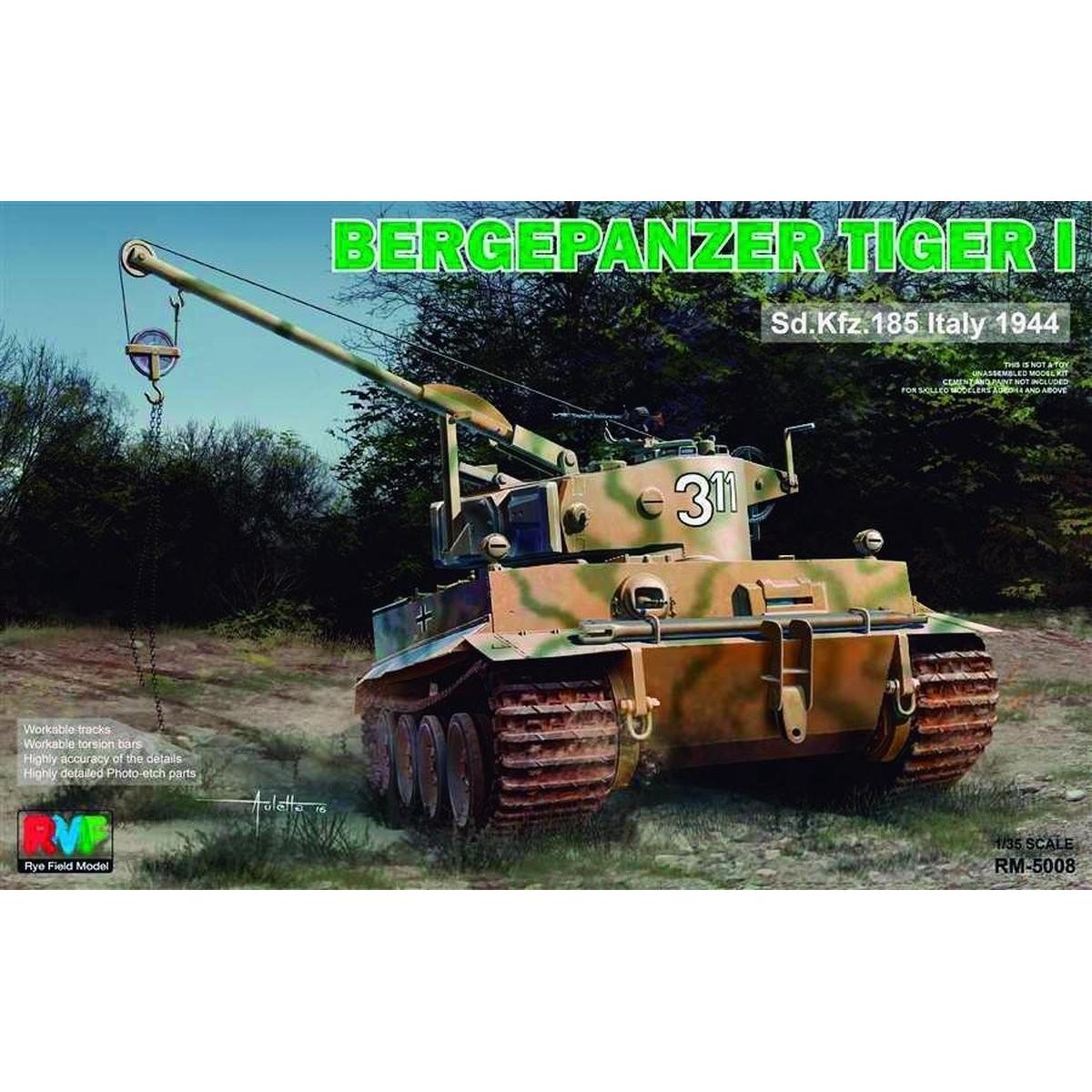 Rye Field Model Bergepanzer Tiger I Sd.Kfz.185 Italy1944 (RM-5008)