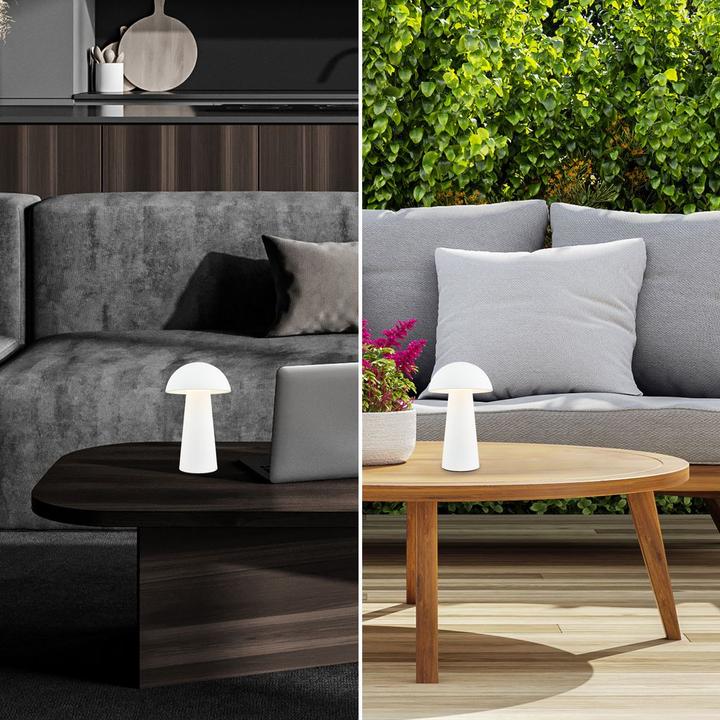 Actual product image Briloner Rechargeable LED table lamp, white, LED/2W (140 lm)