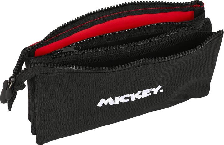 Actual product image Mickey Mouse Club House Triple multipurpose case Mickey Mouse Clubhouse Mickey mood Red Black (22 x 12 x 3 cm)