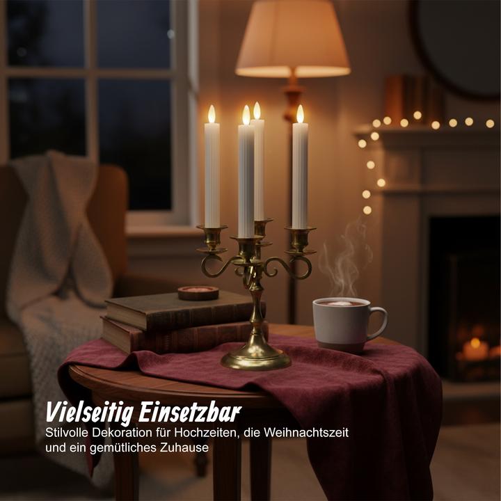 Productafbeelding Relaxdays 4x LED-Stabkerzen (4x)