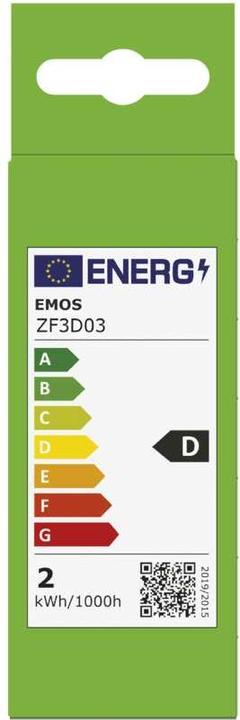 Energy Label Emos LED lamp Filament Candle / E14 / 1.8 W (25 W) / 250 lm / Neutral white (E14, 250 lm, 1x)