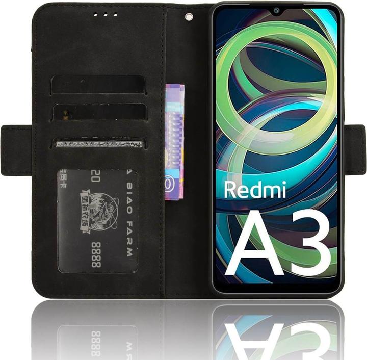 Image du produit Cover-Discount Xiaomi Redmi A3 - Etui avec de nombreuses poches pour cartes (Xiaomi Redmi A3)