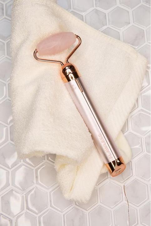 Produktbild Flawless Contour Gesichtsroller mit Rosenquarz White