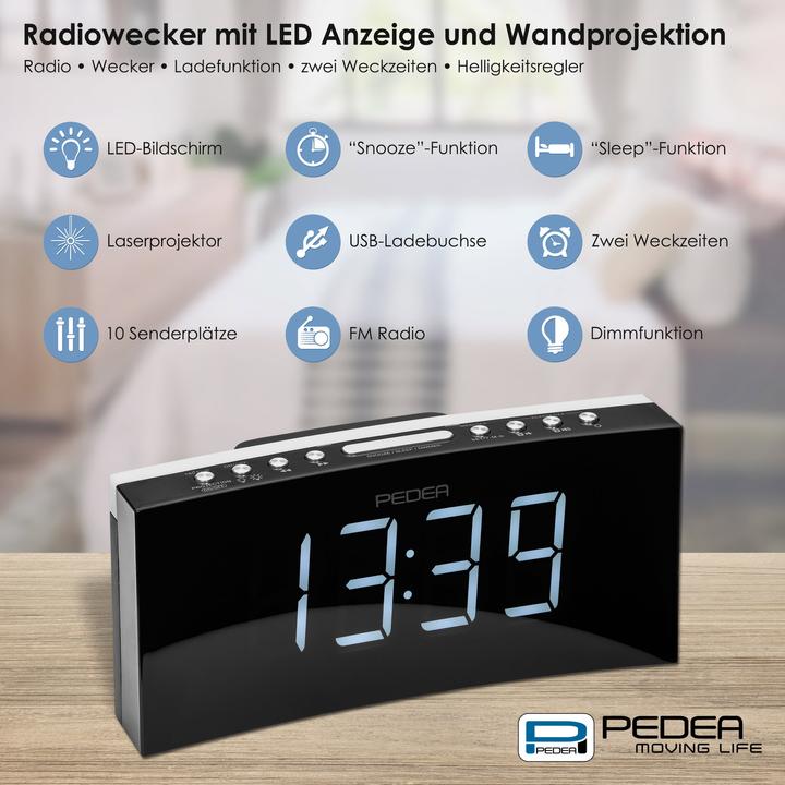 Actual product image Pedea Radiowecker