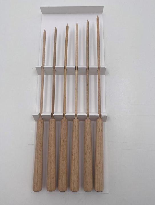 Actual product image Heidi Cheese Line 6 fondue bourguignonne skewers made of beech FSC