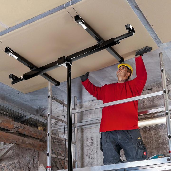 Actual product image Wiltec Extension 140cm XXL plasterboard lifter plasterboard mounting aid panel black