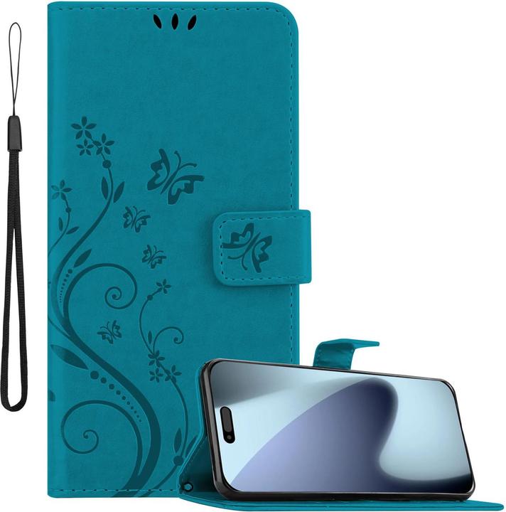 Actual product image Cadorabo Cover flowers pattern (Apple iPhone 17 Pro)