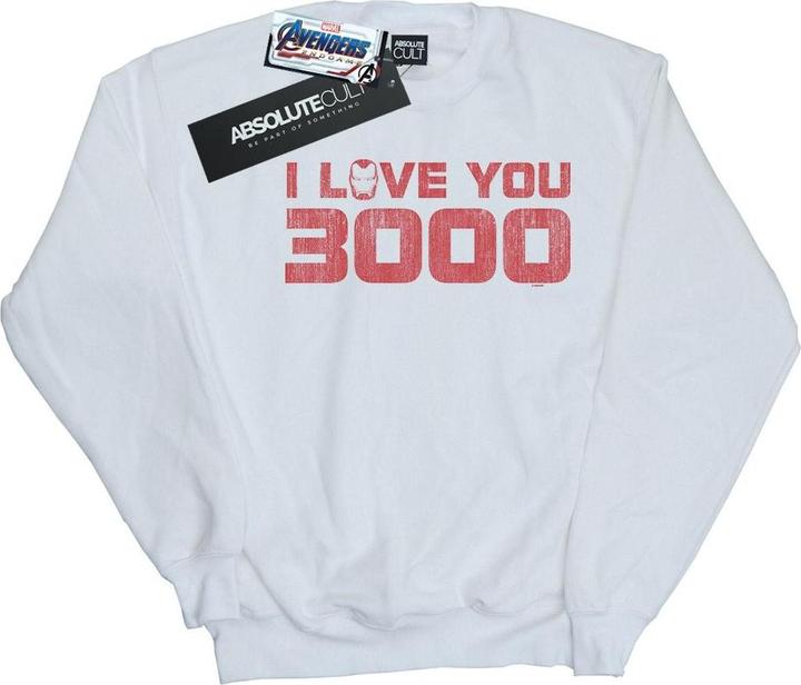 Produktbild Mädchen Avengers Endgame I Love You 3000 Distressed Sweatshirt (128)