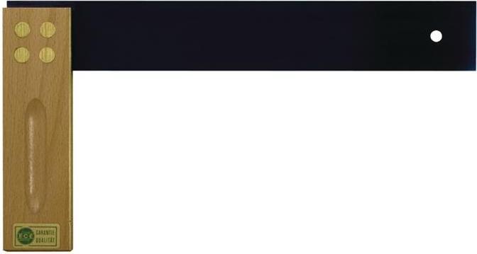 Actual product image ECE Joiner's square 150mm beech/brass/steel