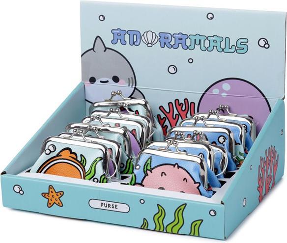 Actual product image Puckator Adoramals Sea Animals Tic Tac Wallet