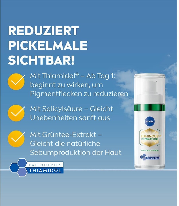 Immagine prodotto NIVEA Siero Cellulare Luminoso630 per i brufoli (30 ml)