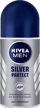 Actual product image NIVEA Men Silver Protect Antiperspirant In Bullet Antibacterial Protection (Roll-on, 50 ml)