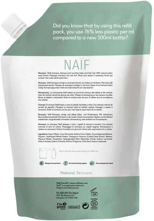 Naïf Baby & Kids Nourishing Shampoo Refill