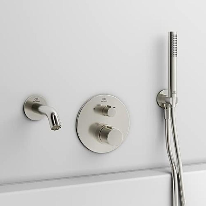 Produktbild Ideal Standard Handbrause Idealrain Atelier rund 25 mm silver storm BC774GN (8 l/min)