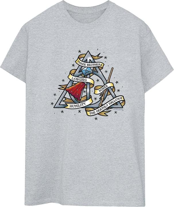 Produktbild The Deathly Hallows Boyfriend Fit TShirt (L)