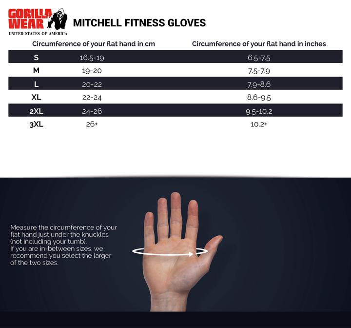 Actual product image Gorilla Wear Mitchell Training Gloves (M)