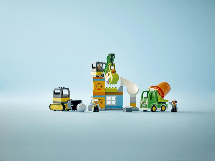 Produktbild LEGO Baustelle mit Baufahrzeugen (10990)