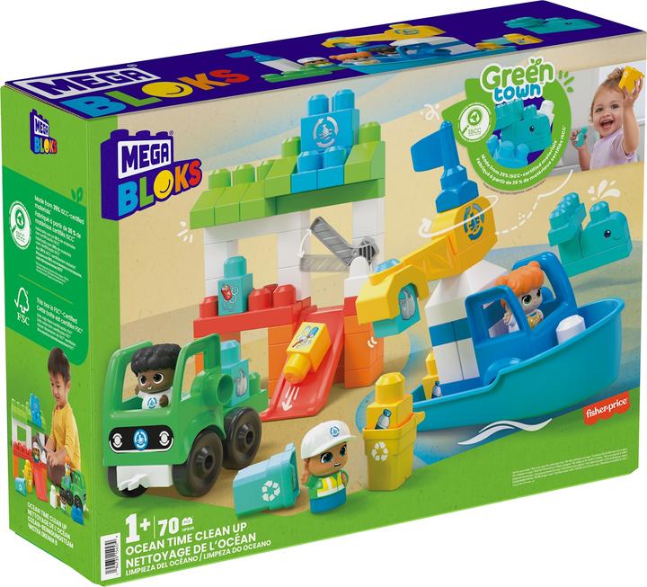 Actual product image Mega Bloks Green Town™ Ocean Time Clean Up