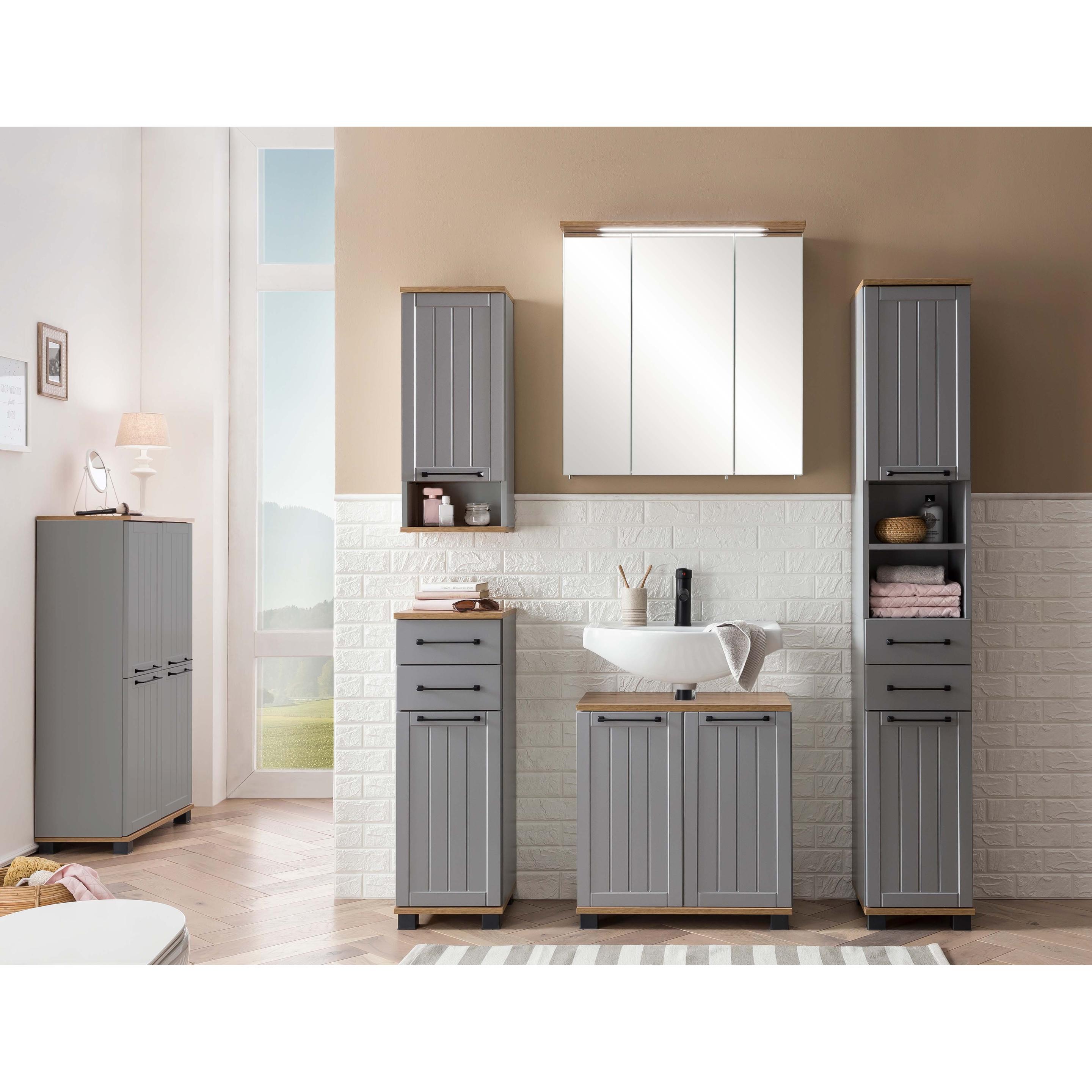 Thumbnail - Schildmeyer, Waschbeckenunterschrank, Jelda (60 x 32.5 x 62.5 cm)