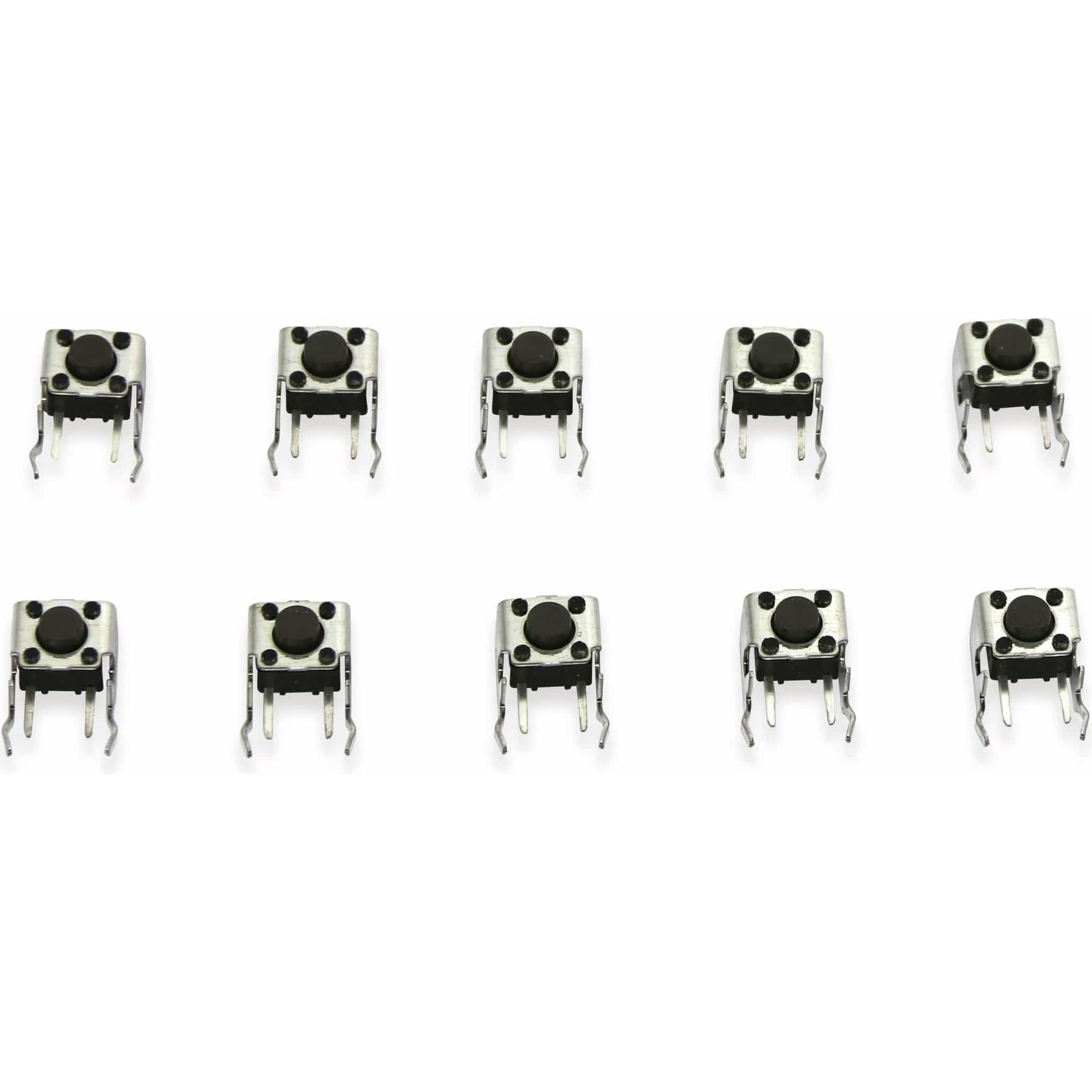 Eneroid Printtaster HUA-JIE, 7,6x7,6 mm, 10 Stück, Taster + Schalter