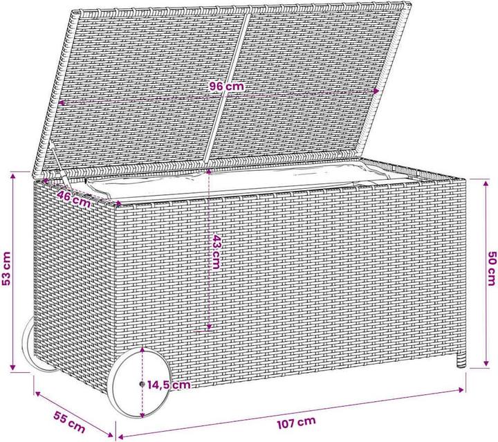Produktbild vidaXL Gartentruhe