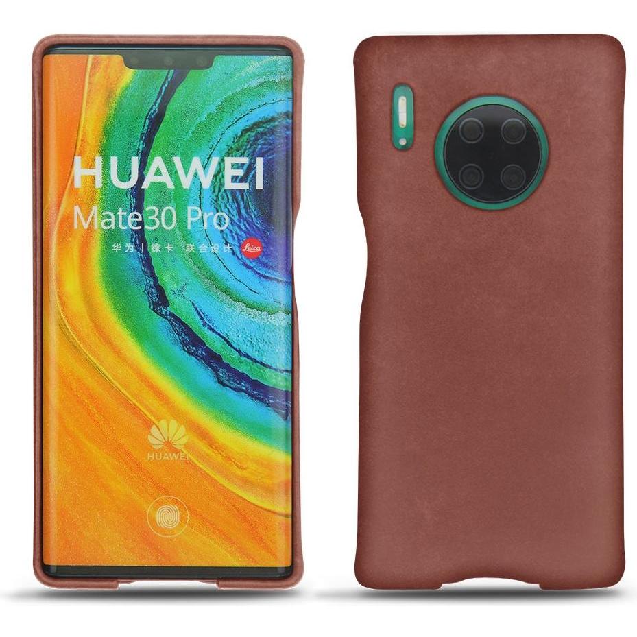 Noreve Lederschutzhülle (Huawei Mate 30 Pro), Smartphone Hülle, Rot