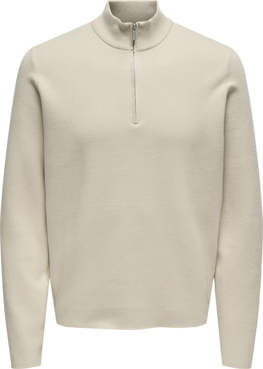 Only & Sons Onscooper Reg 12 Half Zip High Neck Knit