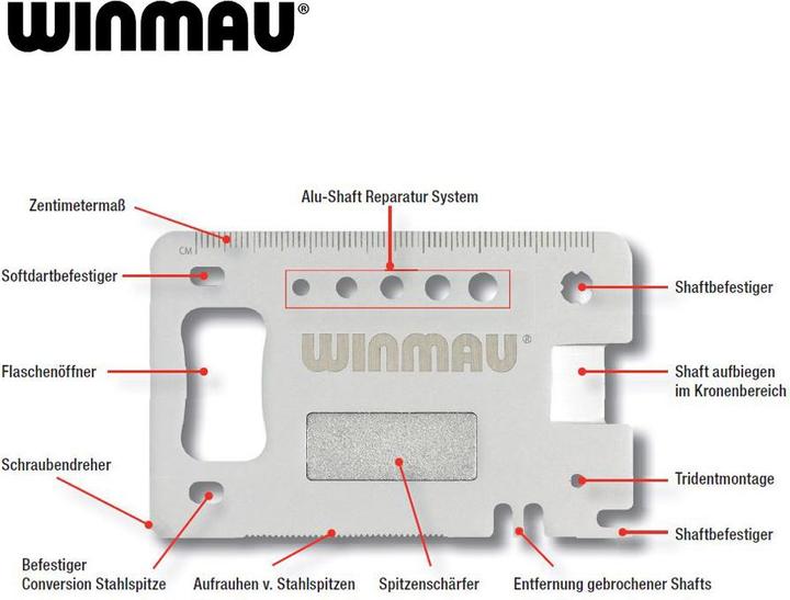 Produktbild Winmau Dart Multi-Tool