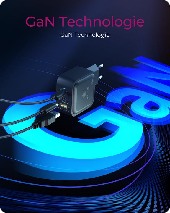 Produktbild Icy Box IB-PS1030-PD (65 W, 3 Ports)