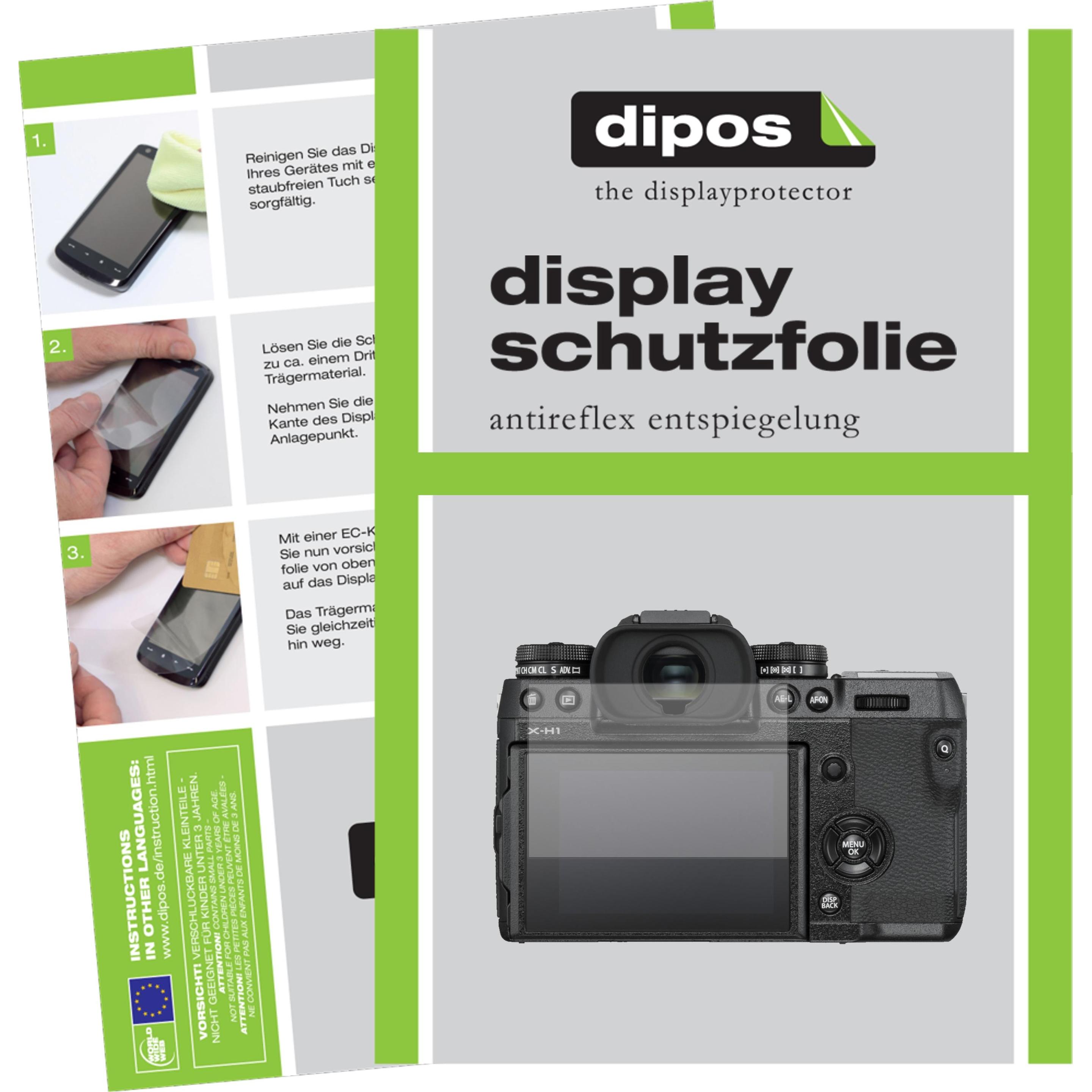 Thumbnail - Dipos Displayschutzfolie Antireflex (Displayschutz, Fujifilm X-H1), Kameraschutz, Transparent
