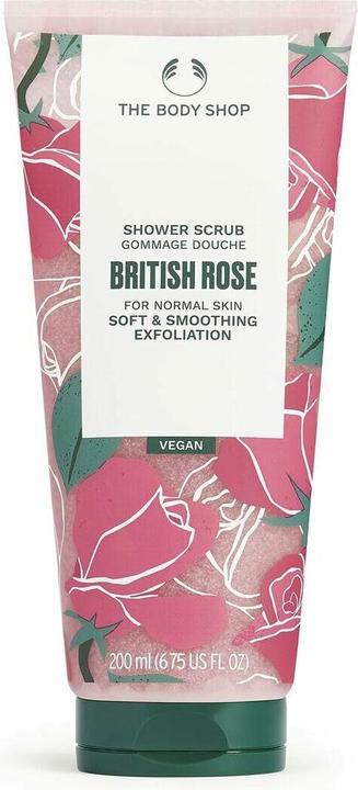 Produktbild The Body Shop British Rose Shower Scrub (200 ml)